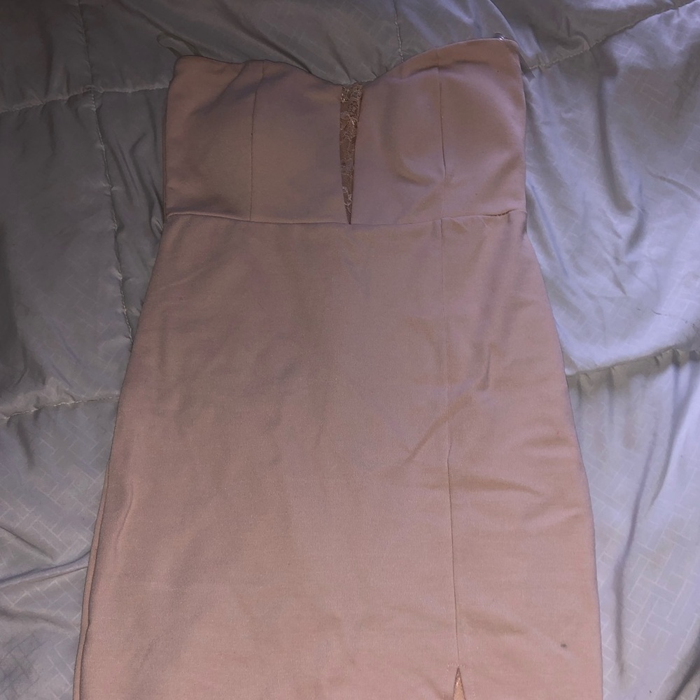 Charlotte Russe pink midi dress